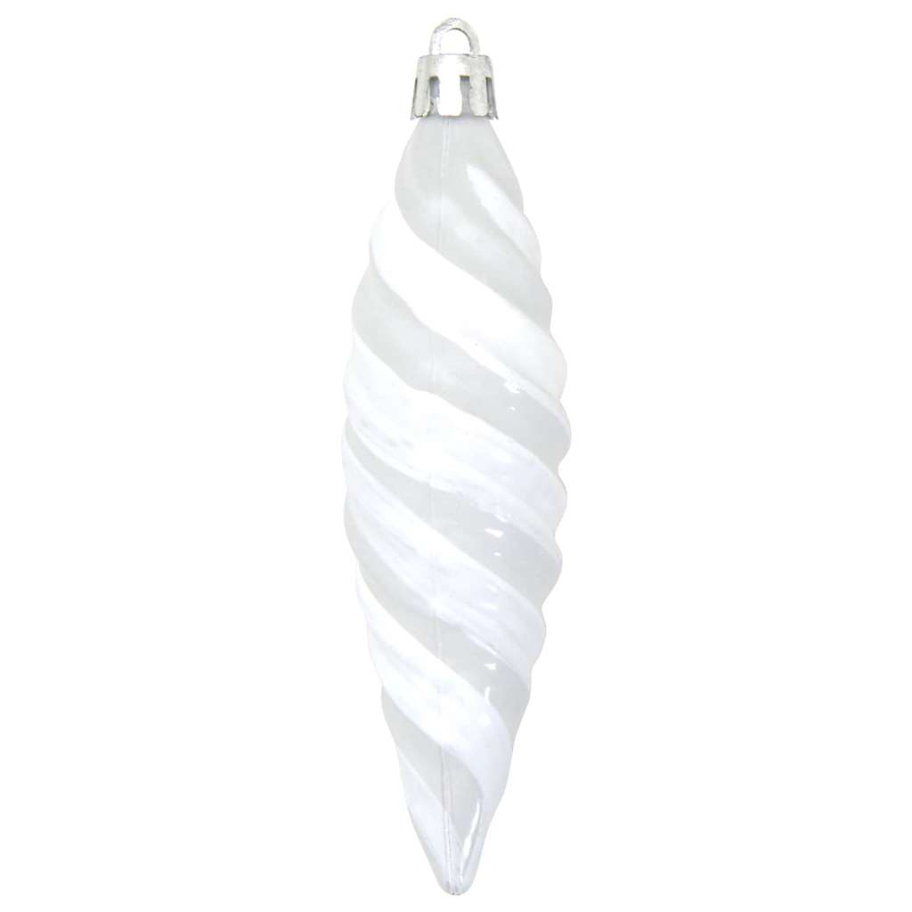 Jule Spiralformet Kule 40 pcs Hvit Plast