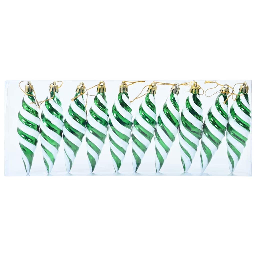Jule Spiralformet Kule 40 pcs grønn Plast