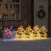 Julepynt med 1224 LED Flerfarget 69 x 79 cm PVC