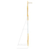 Ubelyst vinkel Varmhvit 116 x 29 x 158,5 cm Polyester