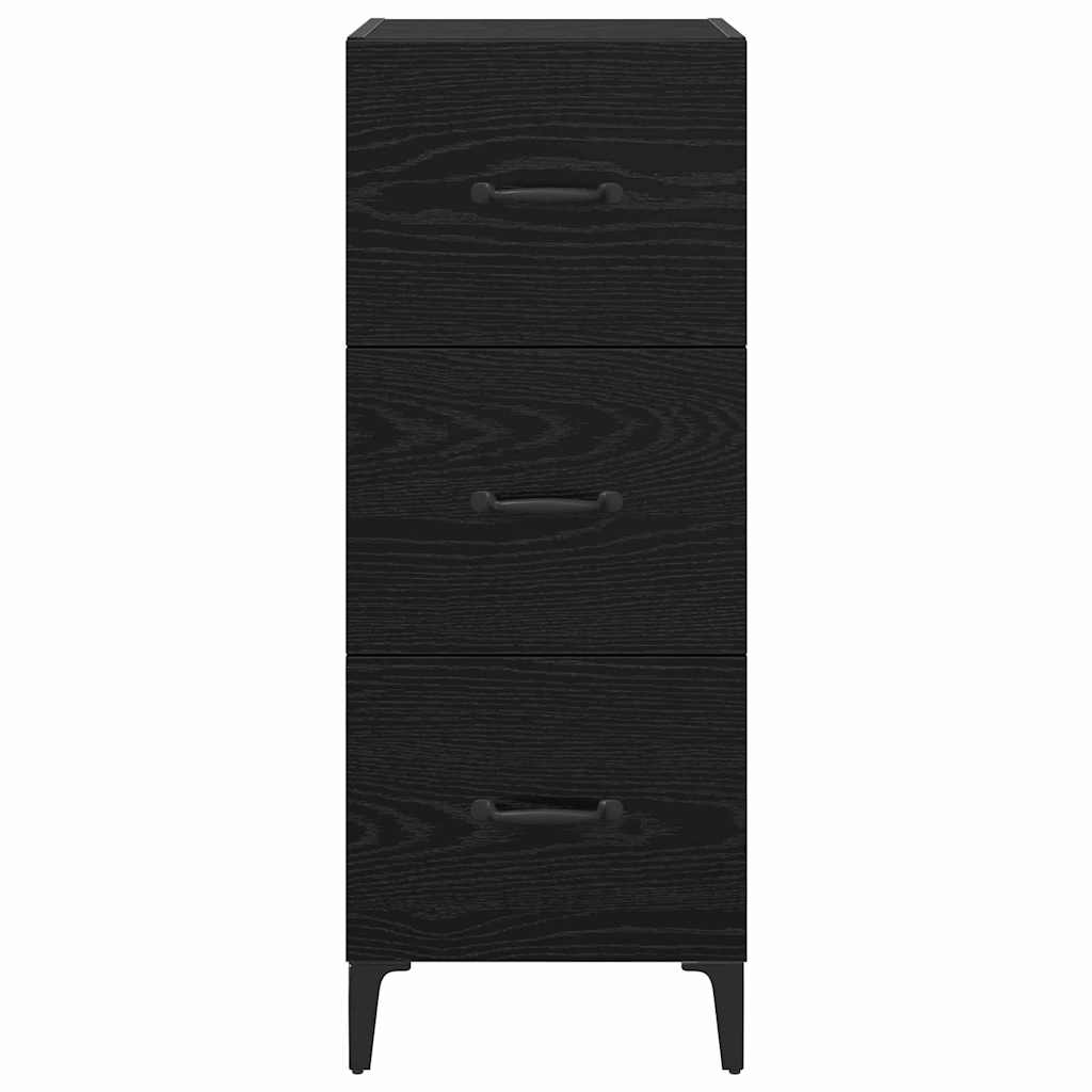 Serviesskap Svart Eik 34,5 x 34 x 90 cm Konstruert tre