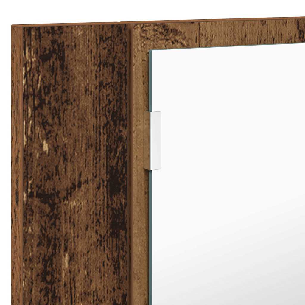 Baderomsspeilskap Gamle tre 80 x 12 x 45 cm Konstruert tre