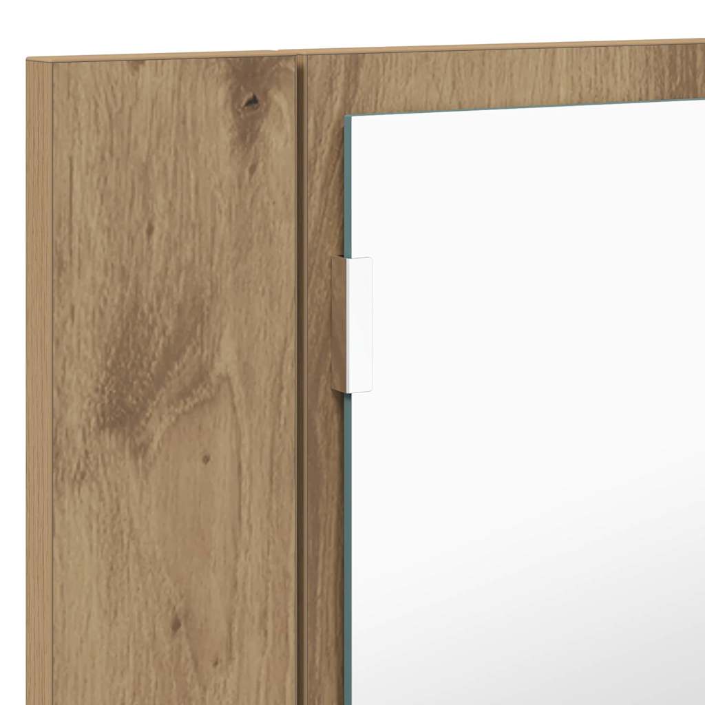 Baderomsspeilskap Artisan Eik 80 x 12 x 45 cm Konstruert tre