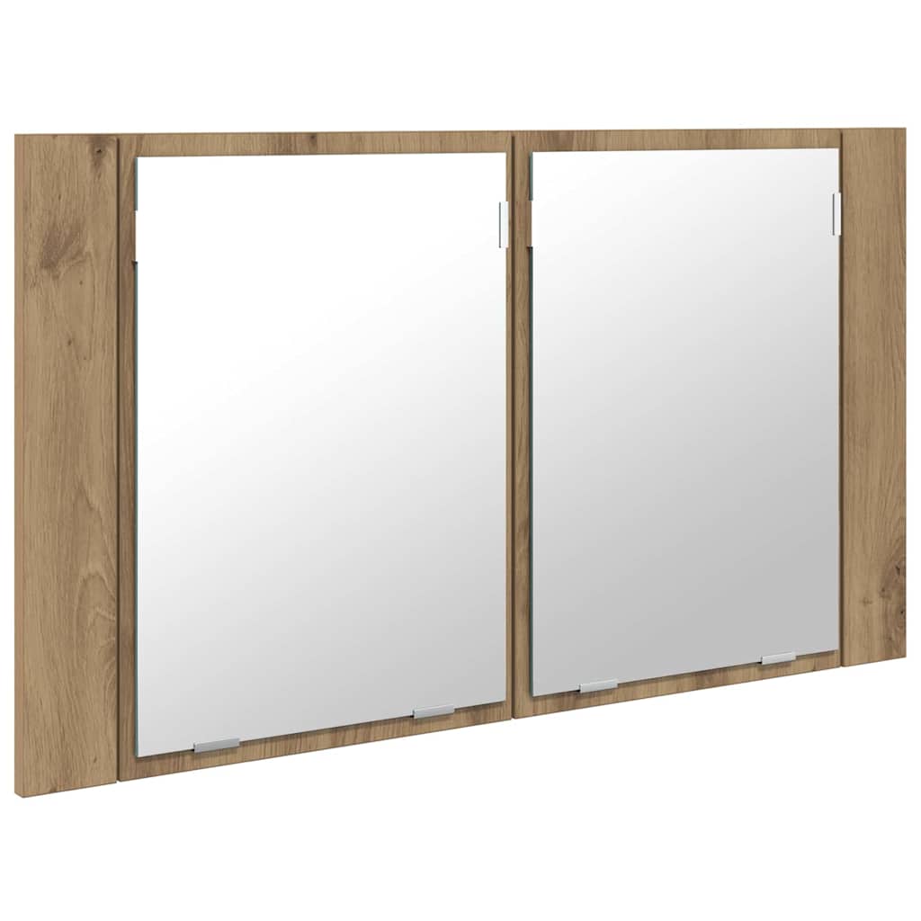 Baderomsspeilskap Artisan Eik 80 x 12 x 45 cm Konstruert tre