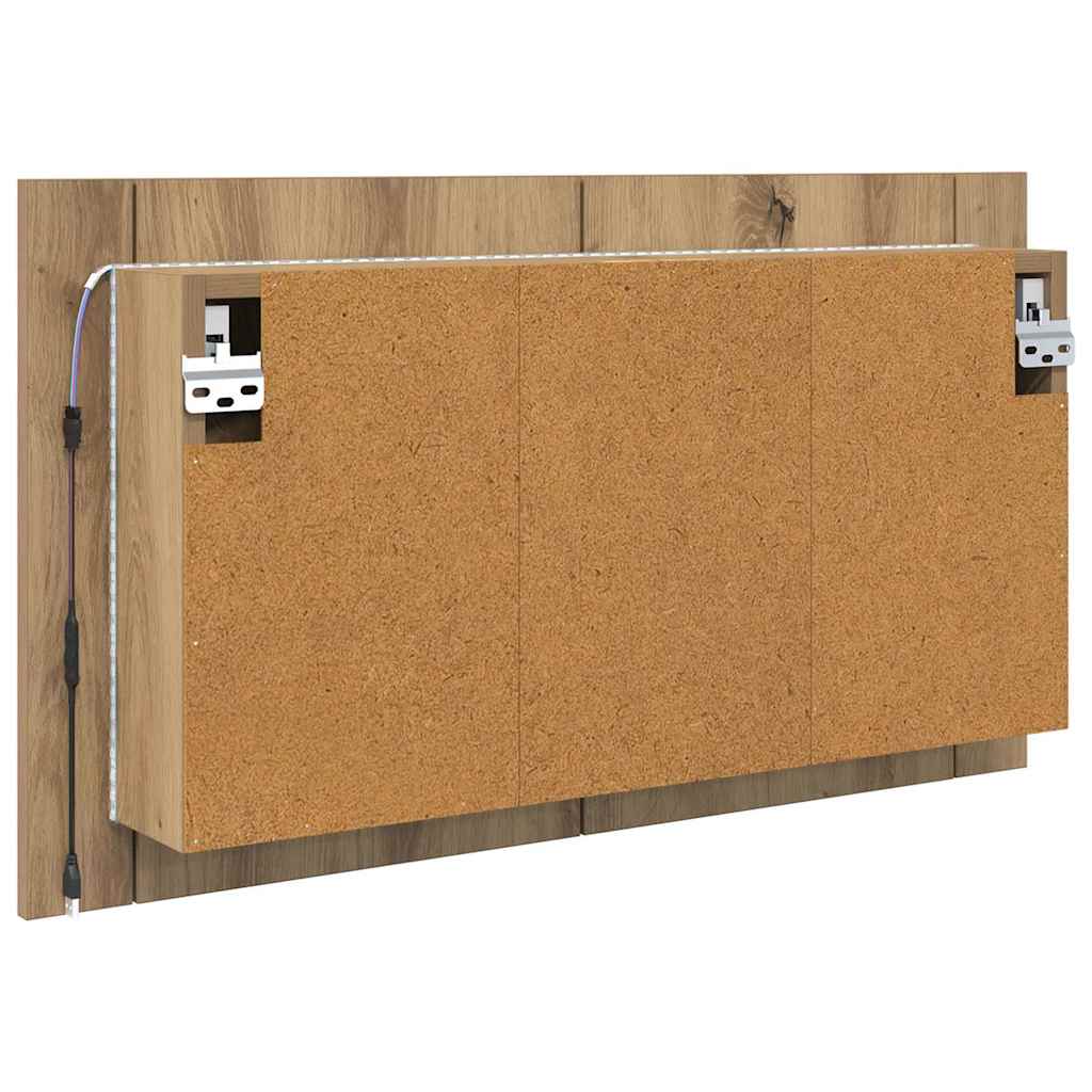 Baderomsspeilskap Artisan Eik 80 x 12 x 45 cm Konstruert tre