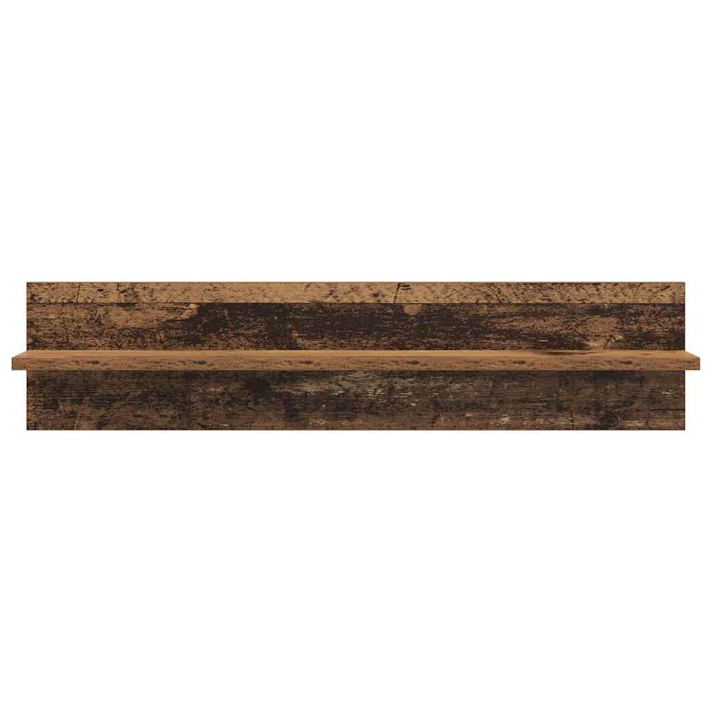 Vegghyller 4 pcs Gamle tre 80 x 11,5 x 18 cm Konstruert tre