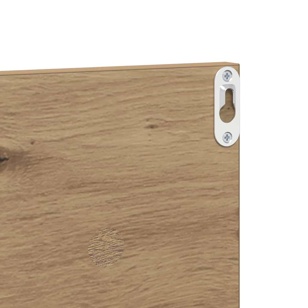 Vegghyller 4 pcs Artisan Eik 80 x 11,5 x 18 cm Konstruert tre