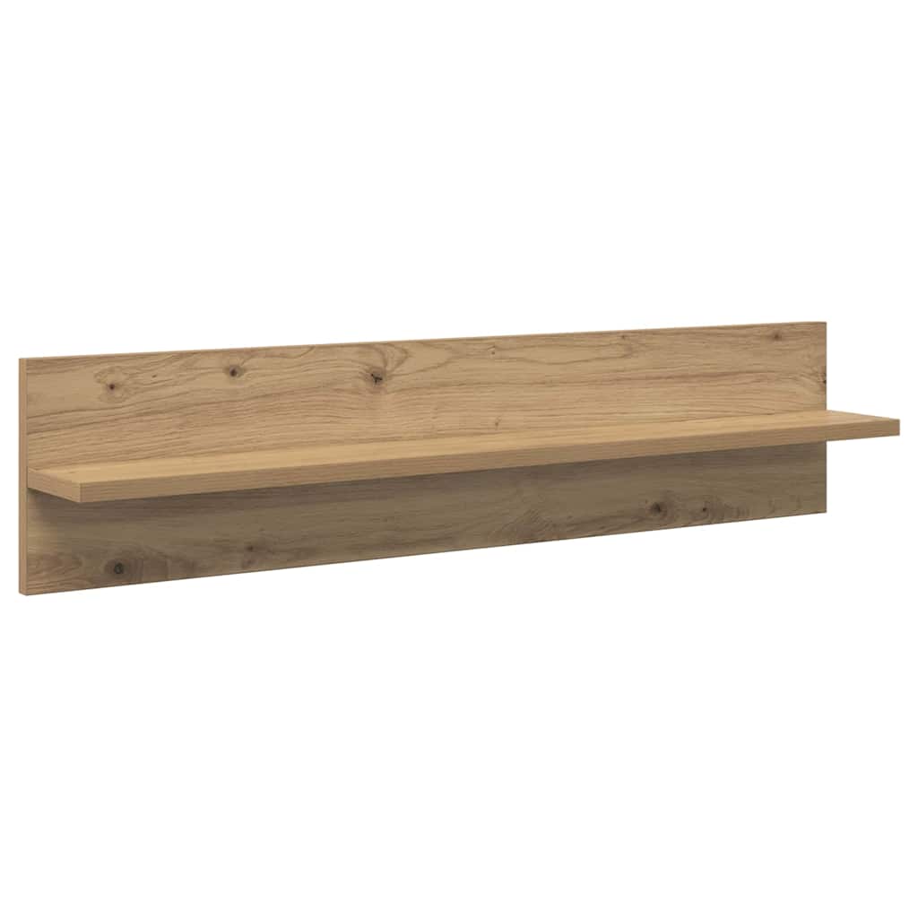 Vegghyller 4 pcs Artisan Eik 80 x 11,5 x 18 cm Konstruert tre