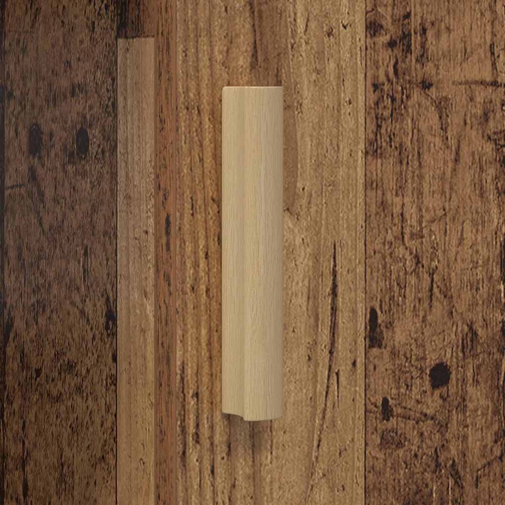 Skrivebord med hylle Gamle tre 140 x 50 x 75 cm Konstruert tre