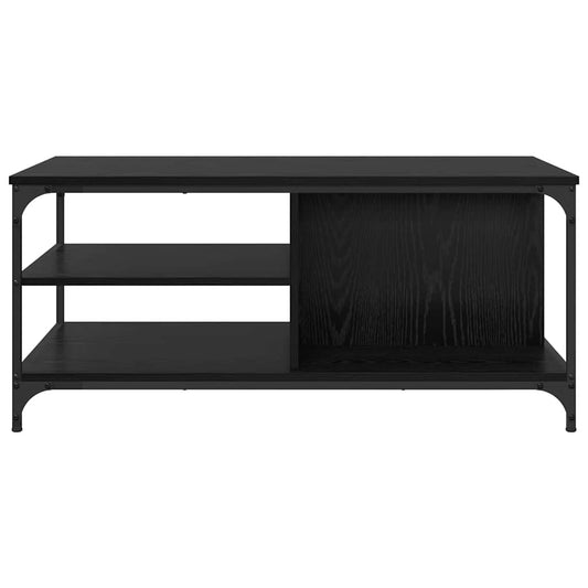 Kaffebord Svart Eik 100 x 50 x 45 cm Konstruert tre