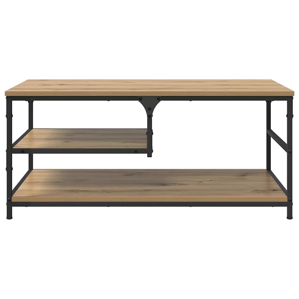 Kaffebord Artisan Eik 90 x 49 x 40 cm Konstruert tre