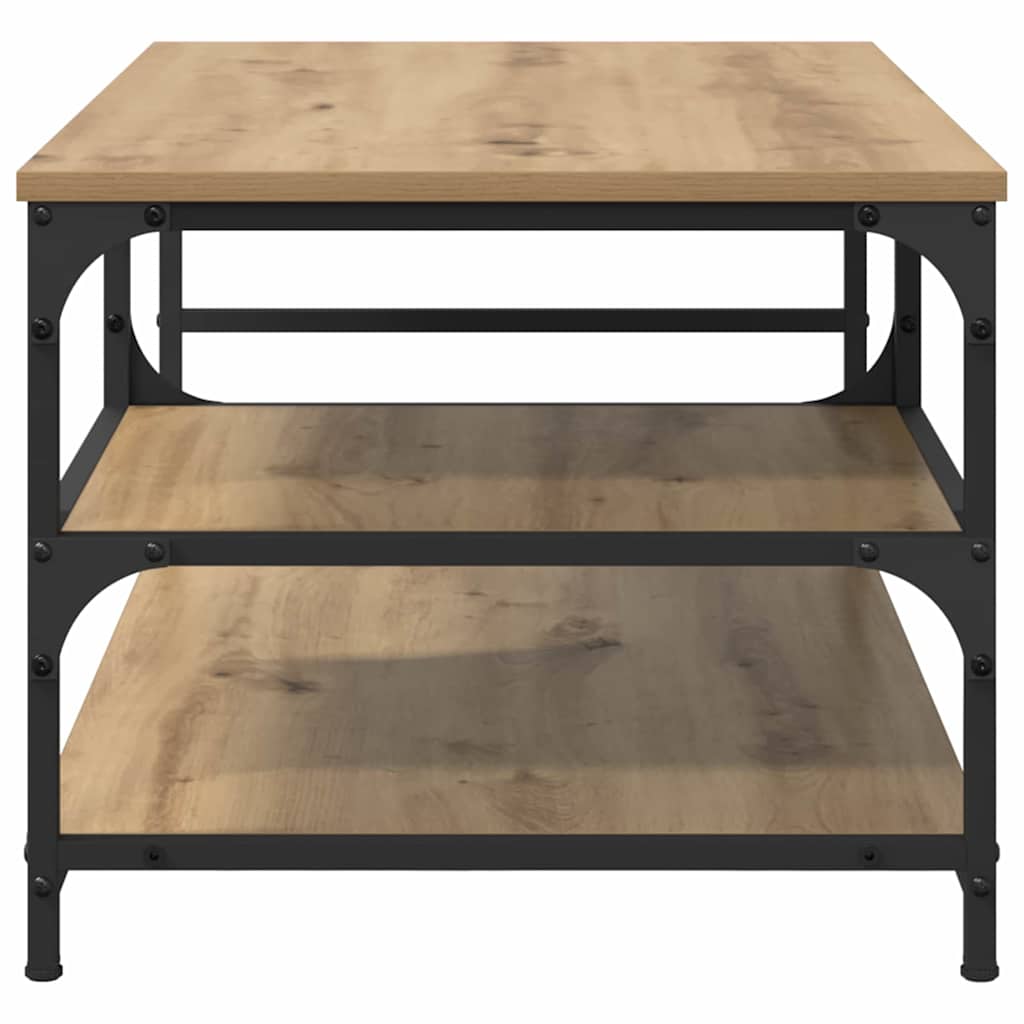 Kaffebord Artisan Eik 90 x 49 x 40 cm Konstruert tre