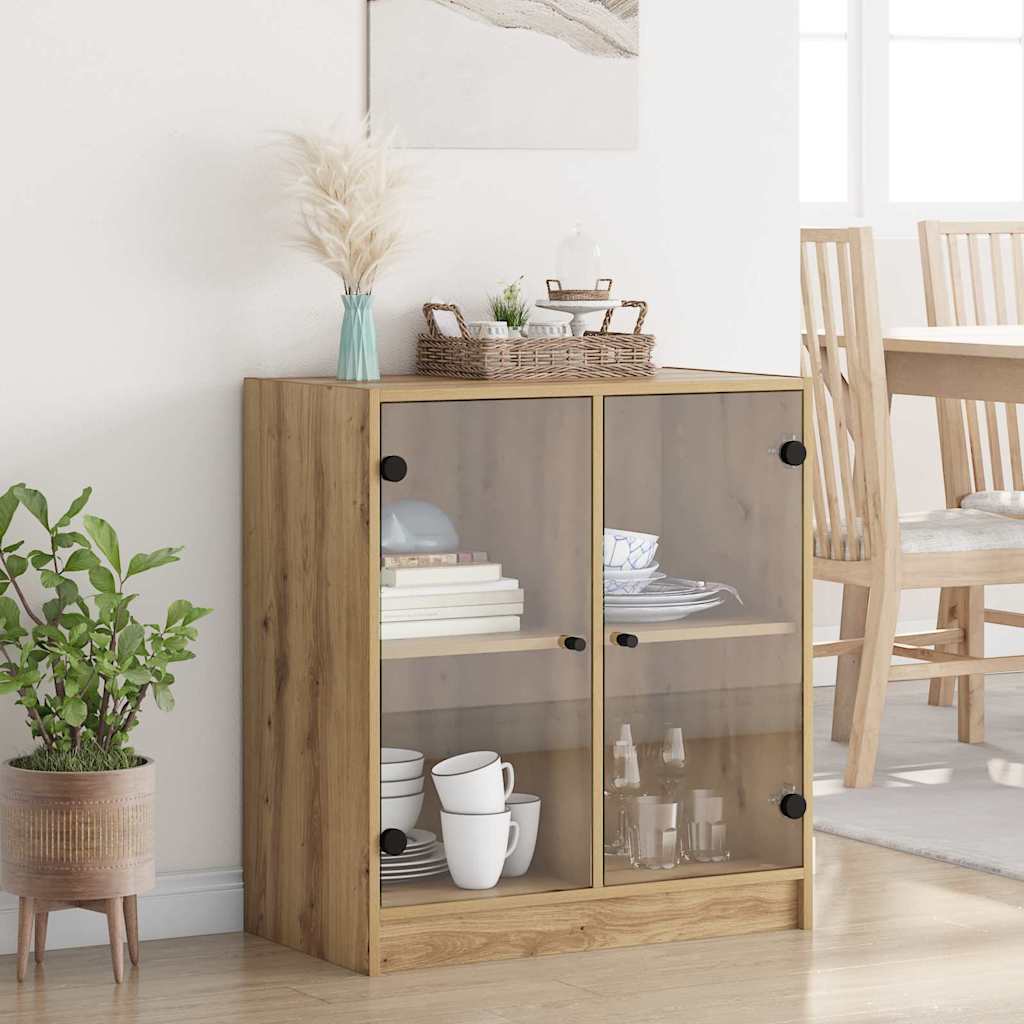 Sideskap Artisan Eik 68 x 37 x 75,5 cm Konstruert tre