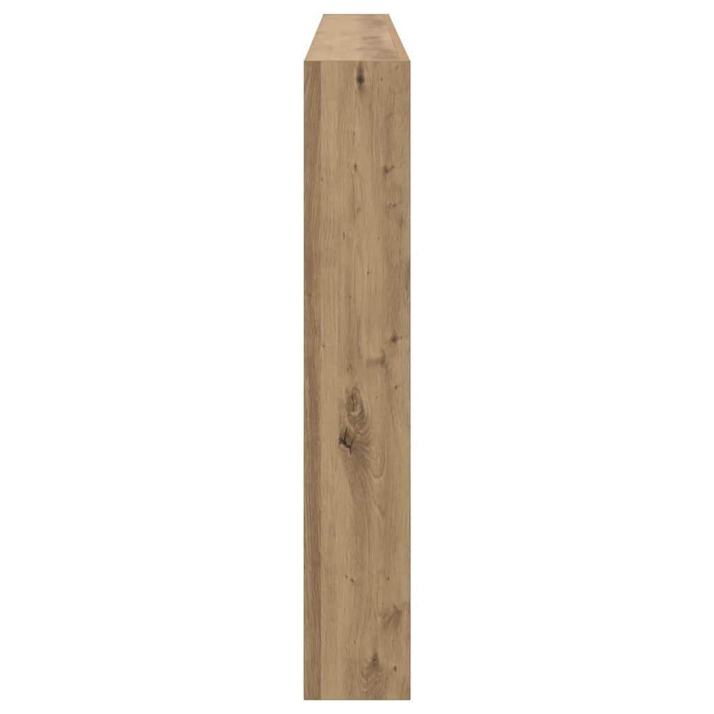 Hodegavl med hylle Artisan Eik 200 x 17 x 102 cm Konstruert tre
