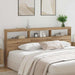Hodegavl med hylle Artisan Eik 220 x 17 x 102 cm Konstruert tre