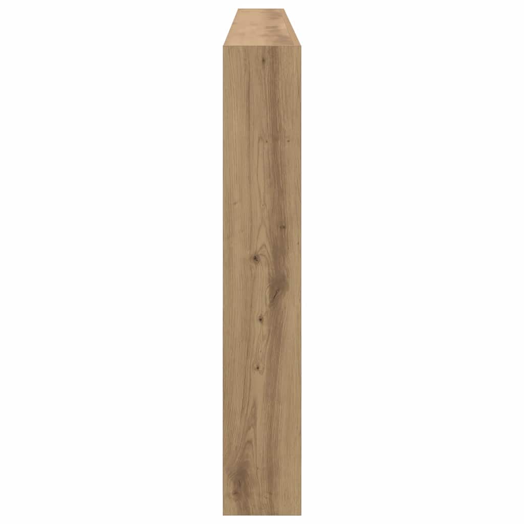 Hodegavl med hylle Artisan Eik 220 x 17 x 102 cm Konstruert tre