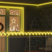 Lyskabel med 2400 LED Varmhvit 100 m PVC
