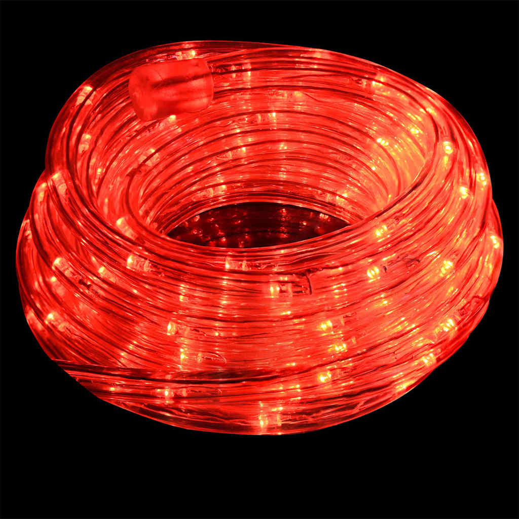 Lyskabel med 1200 LED Rød 50 m PVC