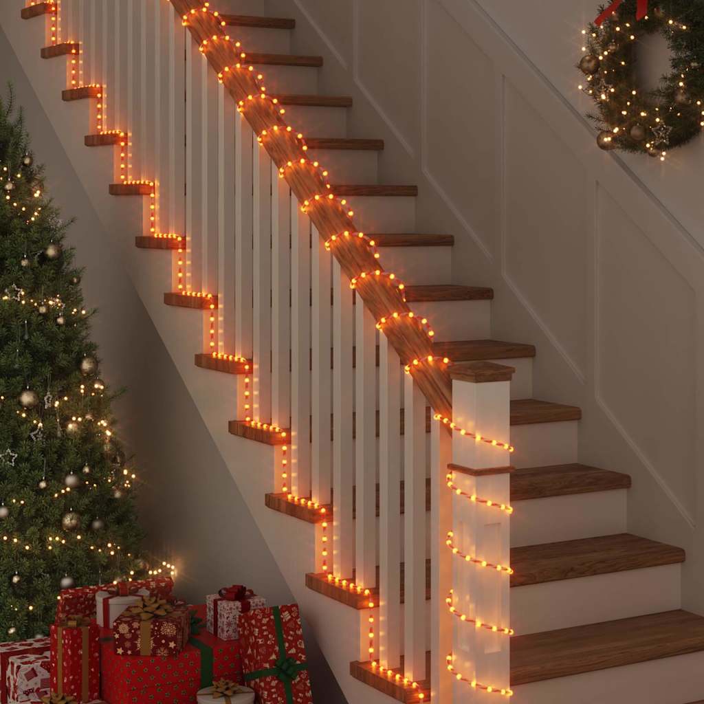 Lyskabel med 120 LED Varmhvit 5 m PVC