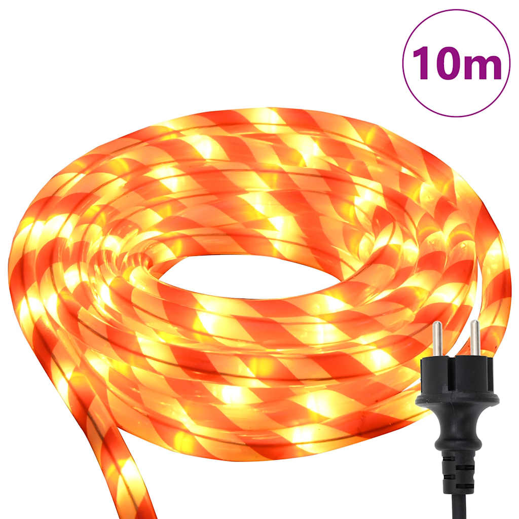 Lyskabel med 240 LED Varmhvit 10 m PVC