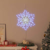 Jule Snøfnugg med 156 LED Blå 55,5 x 55,5 x 0,75 cm PVC