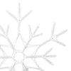 Jule Snøfnugg med 180 LED Varmhvit 56 x 49 x 0.7 cm PVC
