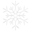 Jule Snøfnugg med 180 LED Varmhvit 56 x 49 x 0.7 cm PVC