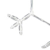 Jule Snøfnugg med 252 LED Varmhvit 45 x 38 cm PVC