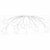 Juletre Stjerne med 432 LED Flerfarget 180 x 57 cm PVC