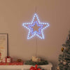 Juletre Stjerne med 72 LED Kald Hvit 51.5 x 50 x 0.65 cm Jern