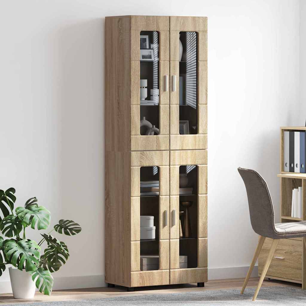 Høyskap FLORIN 60 x 35 x 182 cm Sonoma eik Konstruert tre