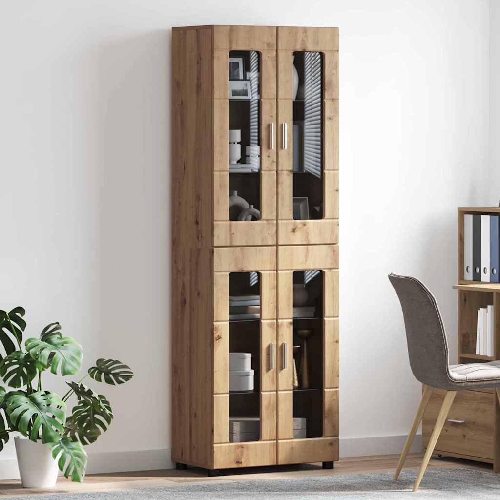 Høyskap FLORIN Artisan Eik 60 x 35 x 182 cm Konstruert tre