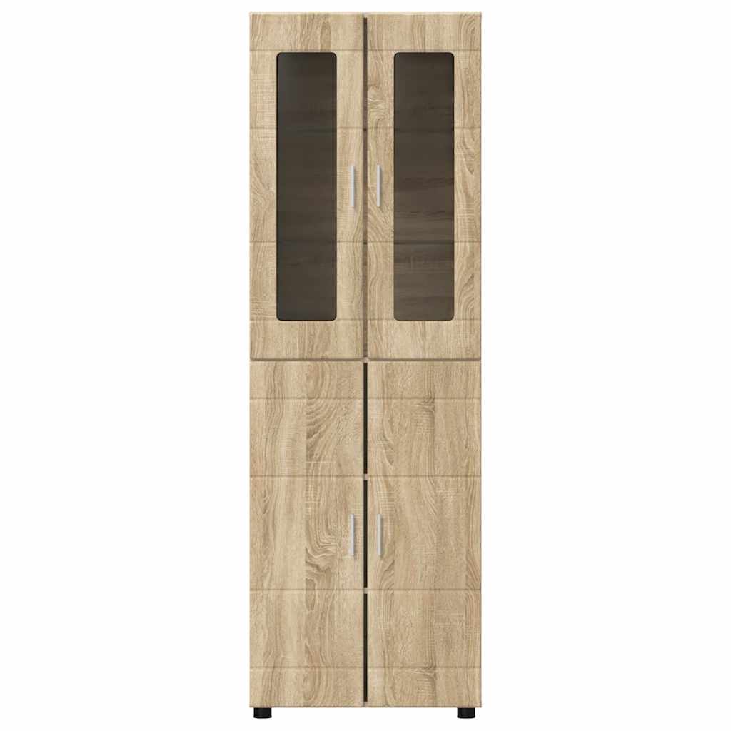 Høyskap FLORIN Sonoma eik 60 x 35 x 182 cm Konstruert tre