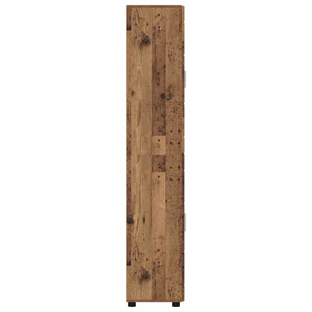 Høyskap FLORIN Gammelt tre 60 x 35 x 182 cm Konstruert tre