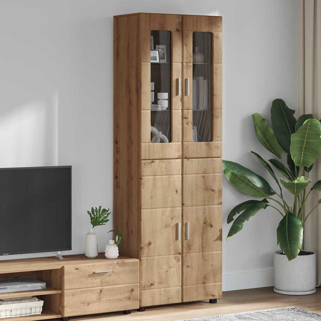 Høyskap FLORIN Artisan Eik 60 x 35 x 182 cm Konstruert tre