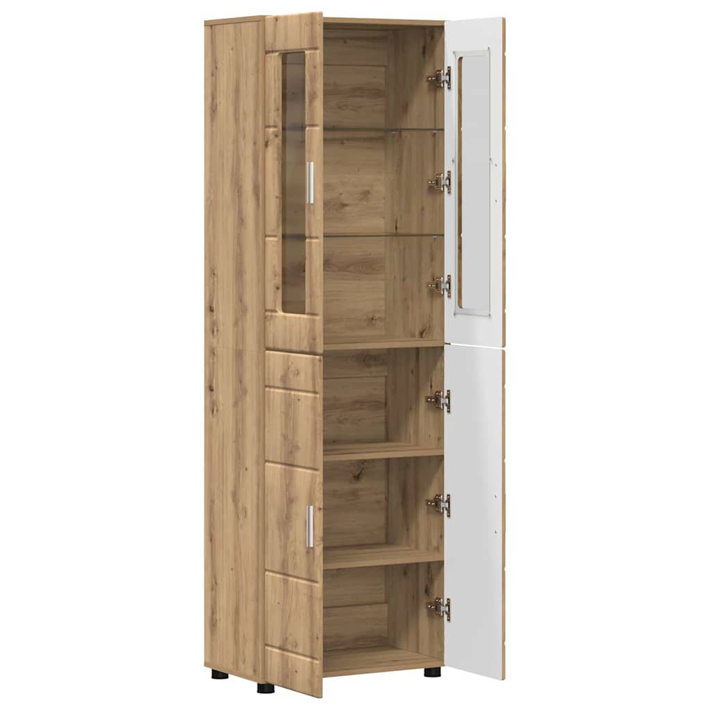 Høyskap FLORIN Artisan Eik 60 x 35 x 182 cm Konstruert tre