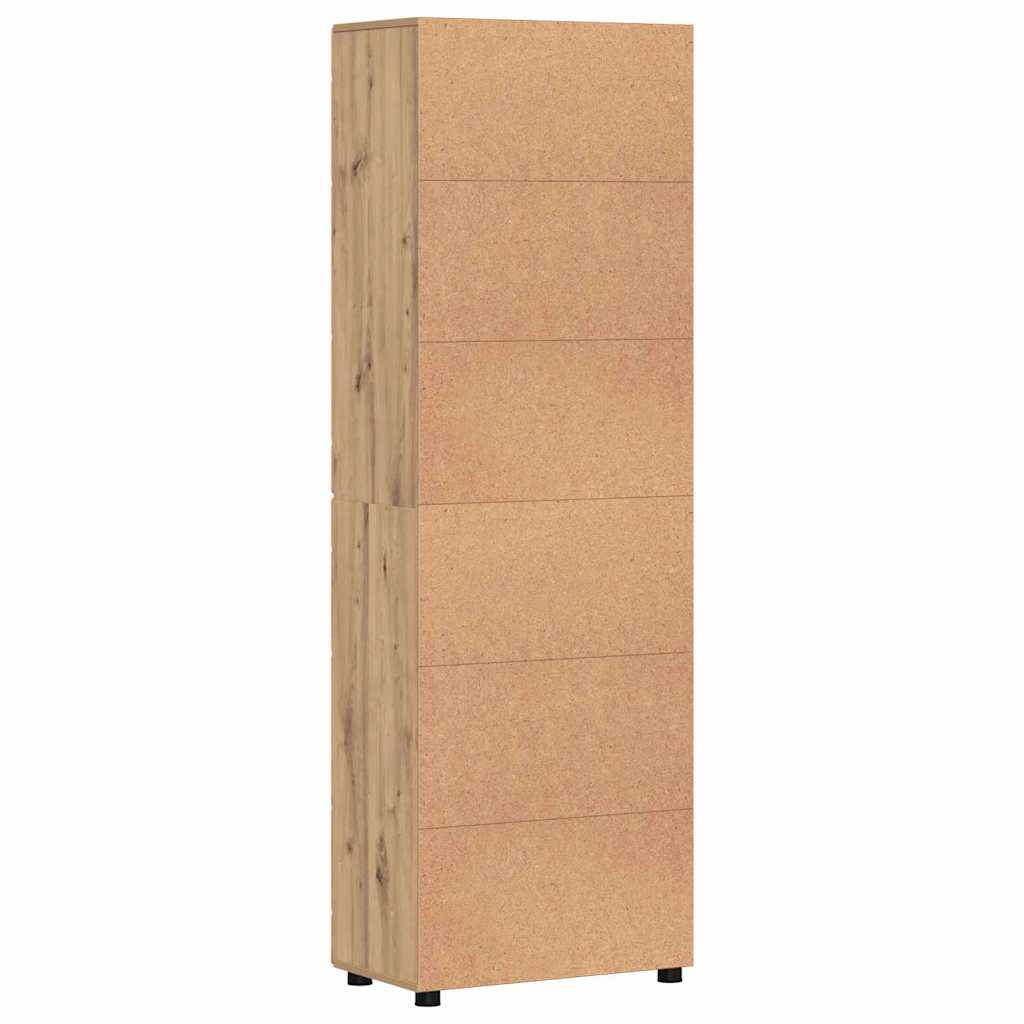 Høyskap FLORIN Artisan Eik 60 x 35 x 182 cm Konstruert tre