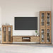 TV-benksett med skuff FLORIN 3 pcs Artisan Eik Konstruert tre
