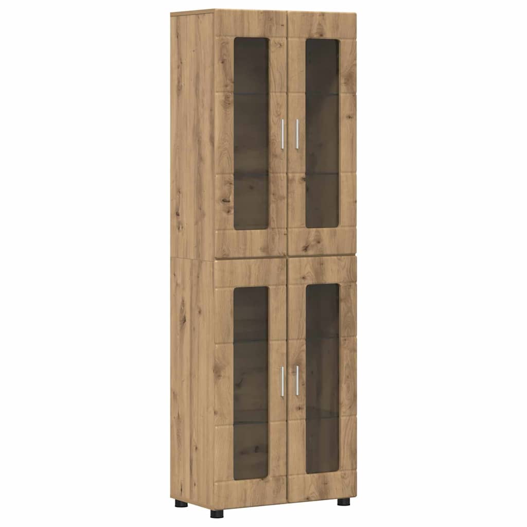 TV-benksett med skuff FLORIN 3 pcs Artisan Eik Konstruert tre