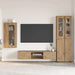 TV-benksett med skuff FLORIN 3 pcs Artisan Eik Konstruert tre