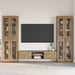TV-benksett med skuff FLORIN 3 pcs Artisan Eik Konstruert tre