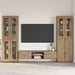TV-benksett FLORIN 3 stk. Artisan Eik Konstruert tre