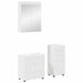 Baderomsinnredningssett TULUM 3 pcs Hvit 60 x 34 x 63 cm