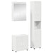 Baderomsinnredningssett TULUM 3 pcs Hvit 60 x 34 x 63 cm