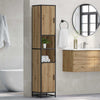 Baderomsskap artisan eik 35 x 37.5 x 188.5 cm Konstruert tre