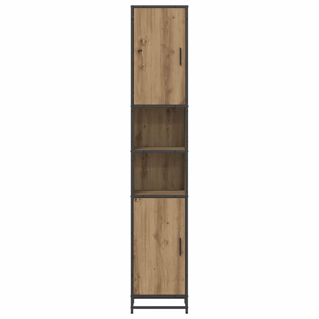 Baderomsskap artisan eik 35 x 37.5 x 188.5 cm Konstruert tre