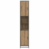 Baderomsskap artisan eik 35 x 37.5 x 188.5 cm Konstruert tre