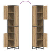 Baderomsskap artisan eik 35 x 37.5 x 188.5 cm Konstruert tre