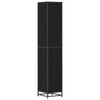 Baderomsskap Svart eik 35 x 37.5 x 188.5 cm Konstruert tre