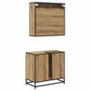Baderomsinnredningssett 2 pcs artisan eik 65 x 33 x 60 cm